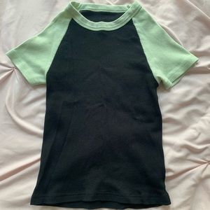 Black and green brandy tshirt NWOT